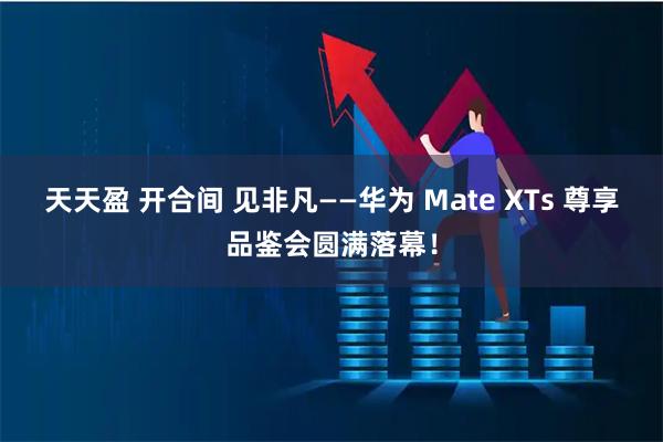 天天盈 开合间 见非凡——华为 Mate XTs 尊享品鉴会圆满落幕！